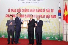 Samsung đầu tư thêm 2,5 tỷ USD vào KCN Yên Phong VIGLACERA