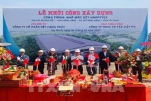 Khởi công nhà máy dệt Happytex với số vốn 15 triệu USD