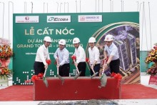 Dự án Hoàng Huy Grand Tower cất nóc đúng tiến độ