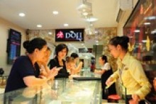 Giá vàng nhích nhẹ