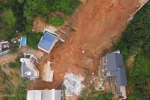 Hiện trường sạt lở vùi lấp người trong biệt thự ở Đà Lạt