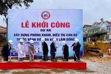 Khởi công xây dựng Phòng khám, điều trị bệnh cho cán bộ tỉnh