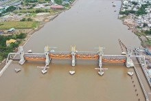 Major HCMC anti-flooding project set for completion next year