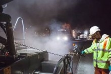 Hot-on-hot asphalt paving trialled on M6