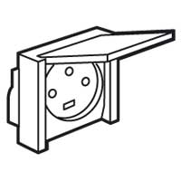 PLEXO SOC.FLUSH 400V.20A 2P+E