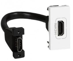 HDMI PRE-CONNECT.1M WH MOSAIC