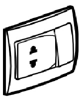 WHITE EURO-US SOCKET + 10A SW 