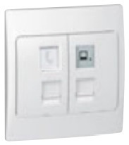  RJ11/RJ45 CAT 5E SOCKET      