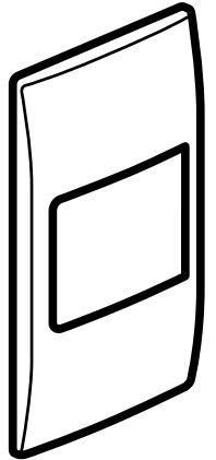 CHAMPAGNE PLATE 2G 45A SWITCH 