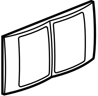 BRASS PLATE 2X1 GANG          