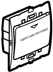 PEARLM KEY CARD SWITCH 220V   