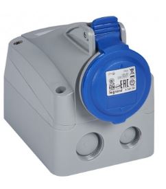 SURF. SOCK 16A 2P+E 230V IP44