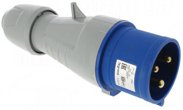 PLUG 32A 2P+E 230V IP44
