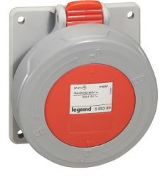 PAN SOCKET 16A 3P+E 415V IP67