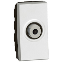 TV "F" TYPE 1M SQ WH