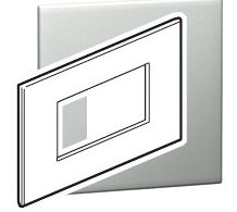 PLATE 4M SQ PEARL ALU SCH AR