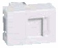 RJ45 CAT5E SOCKET 1 MODULE