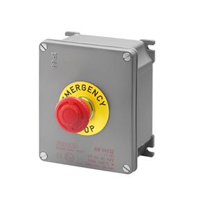 ATEX CASING + EMERGENCY PUSH-BUTTON