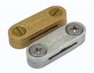 kẹp bản nhôm, size 25 x 3mm - hợp kim nhôm