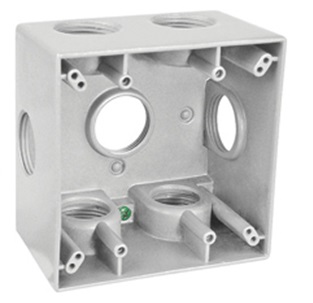 WeatherProof 114x114, knockout size 1/2