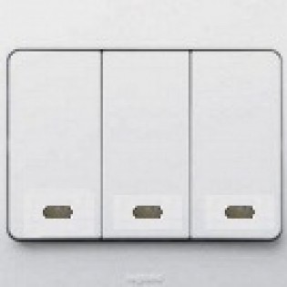 WHITE 3G 1W 10A SWITCH        