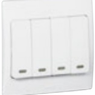 WHITE 4G 2W 10A SWITCH        