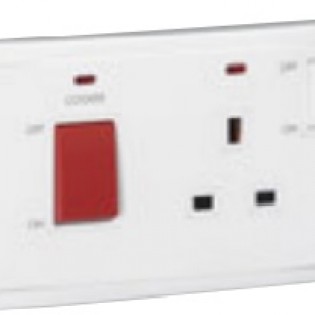 WHITE 45A COOKER UNIT         