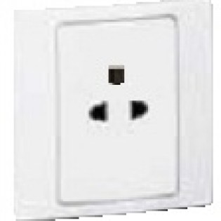  WHITE SINGLE EURO-US 2P+E SKT