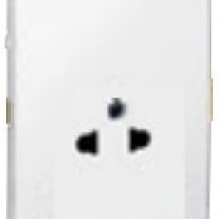 WHITE 2P+E EURO-US SKT MECH   
