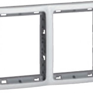 SILVER DOUBLE FRAME + PLATE   