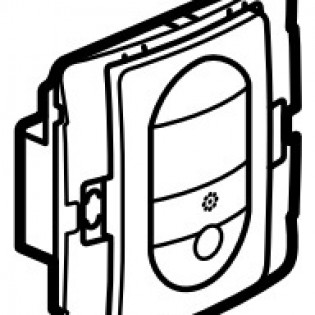 PEARLM PIR DETECTOR C/W LIGHT 