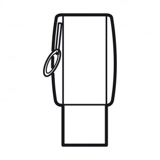 KEY FOB FOR SWITCH  SQ WH     