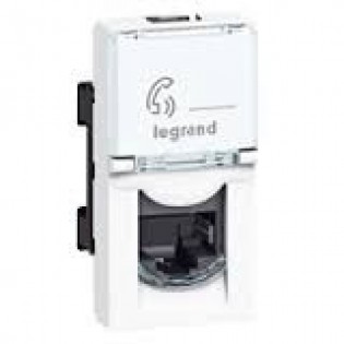 RJ45 CAT5E UTP 1M.LCS SQ WH   