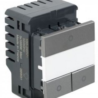 SWITCH 3X1000W - WH - SQUARE  