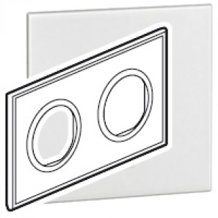 PLATE 2X2 RD MOD F-G LIGHT OAK