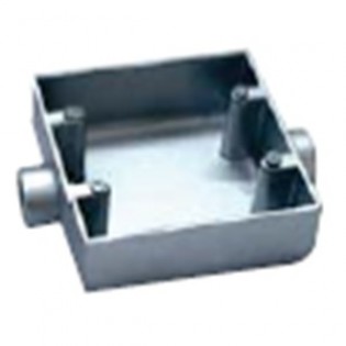 F.S Box 110x110, straight 2 way size 1/2