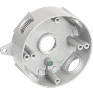 WeatherProof Round Box Φ114mm, knockout 1/2