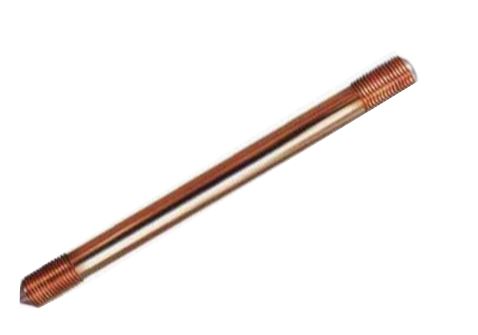 Cọc tiếp địa thép mạ đồng có ren, Ф 14.2mm, dài 2400mm