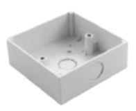 Square Box, Surface Mounting size  86x86x32mm