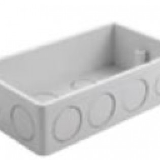 Twin Box, Flush Mounting size 135x78x38mm